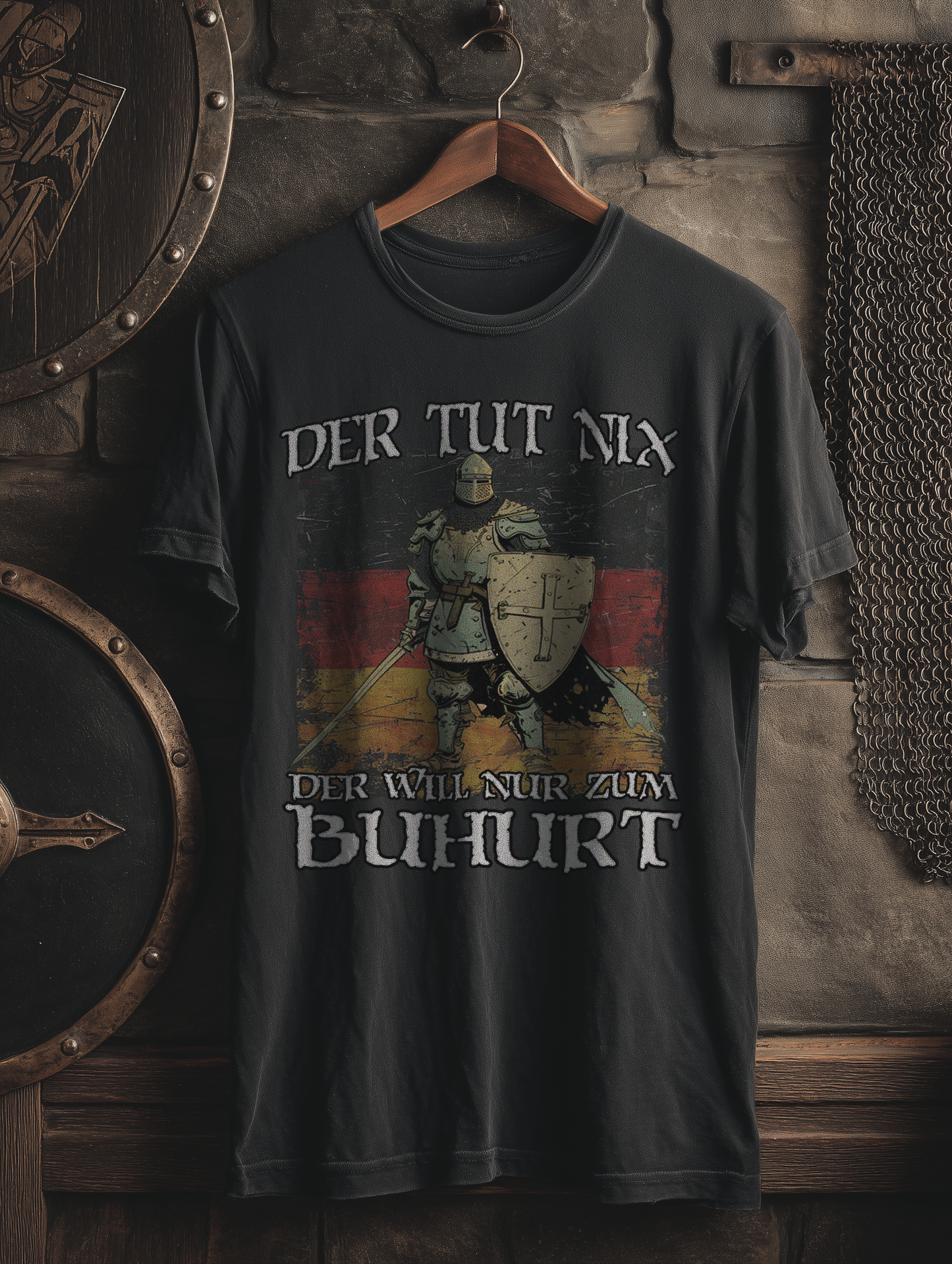 Buhurt Herren Premium T-Shirt | Der Tut Nix | Bouhourt Männer Shirt