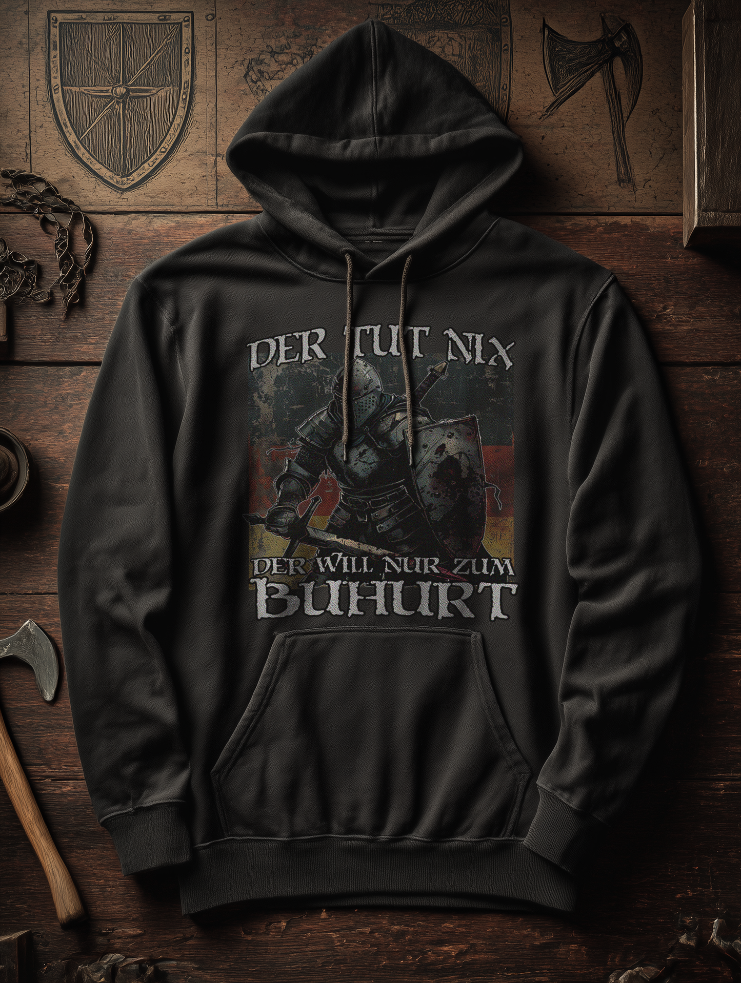 Buhurt Herren Hoodie – Buhurt "Der Tut Nix" | Buhurt Geschenk