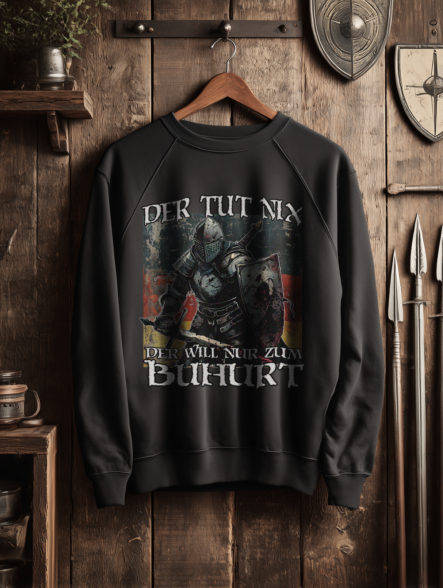 Buhurt Herren Premium Sweatshirt -  Buhurt "Der Tut Nix" | Buhurt Geschenk