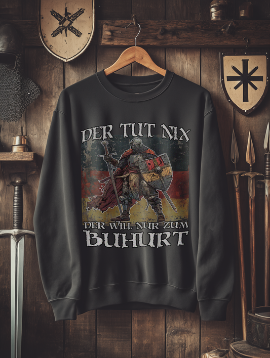 Buhurt Herren Premium Sweatshirt | Der Tut Nix | Bouhourt Männer Pullover