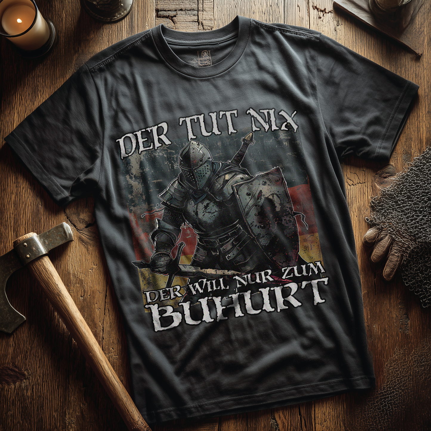 Herren Premium T-Shirt – Buhurt "Der Tut Nix" | Buhurt Geschenk