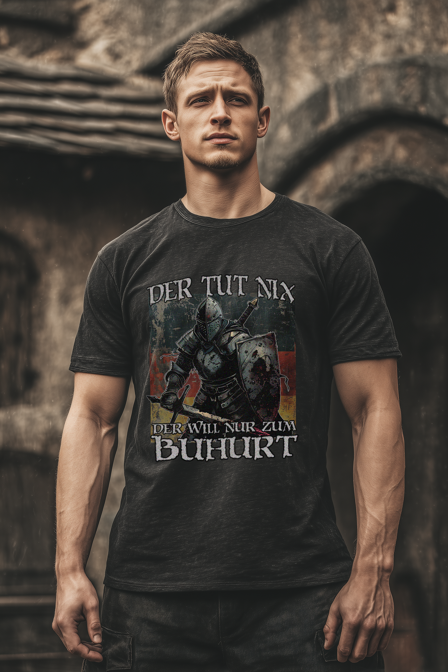 Herren Premium T-Shirt – Buhurt "Der Tut Nix" | Buhurt Geschenk