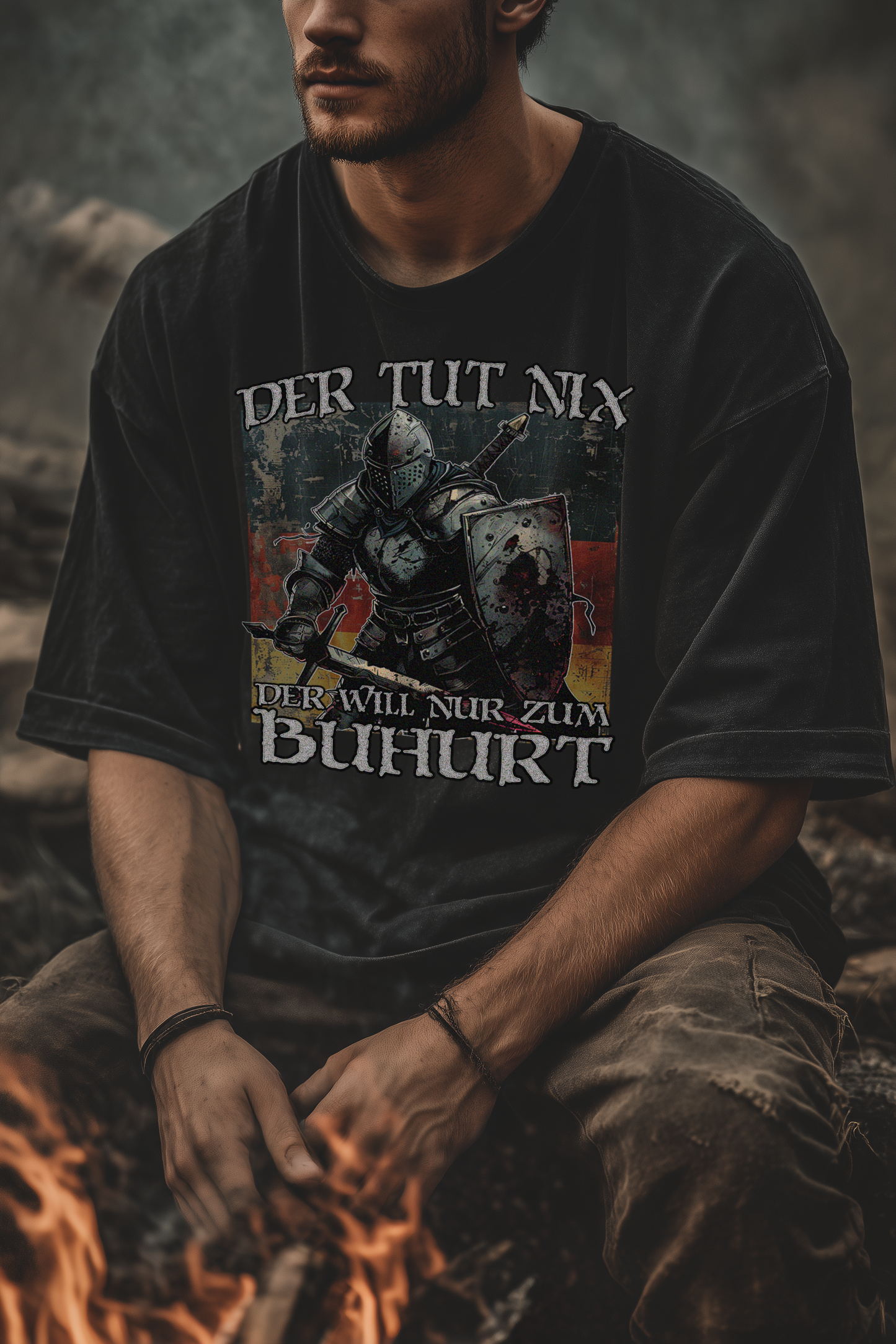 Der tut nix Buhurt T-Shirt Herren 240g Bio Baumwolle | HEMA Mittelalter Shirt