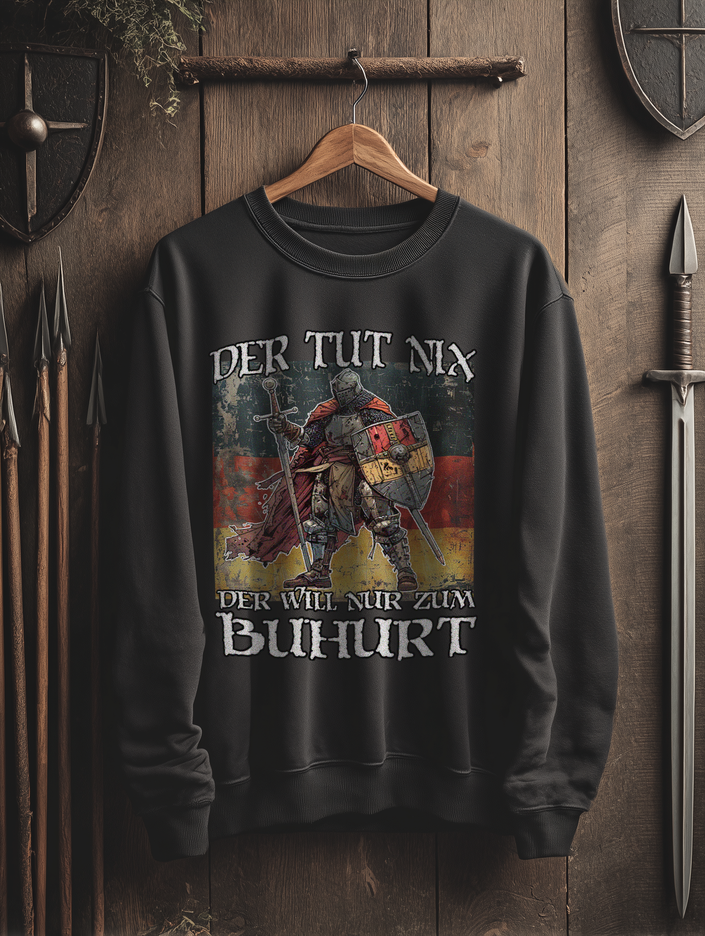 Buhurt Herren Premium Sweatshirt | Der Tut Nix | Bouhourt Männer Pullover
