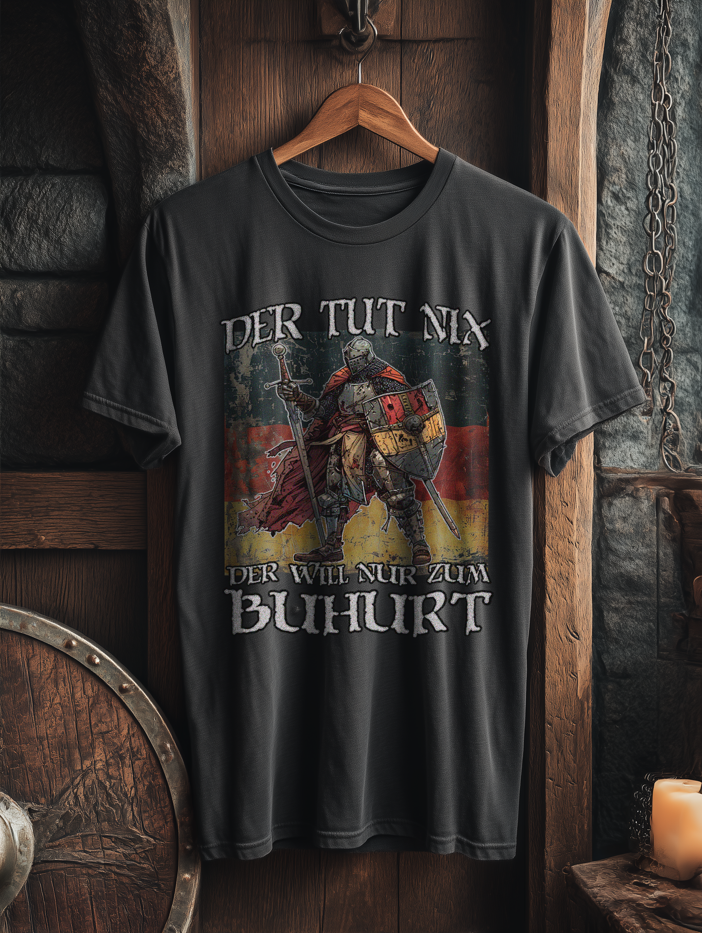 Buhurt Herren Premium T-Shirt | Der Tut Nix | Bouhourt Männer Shirt