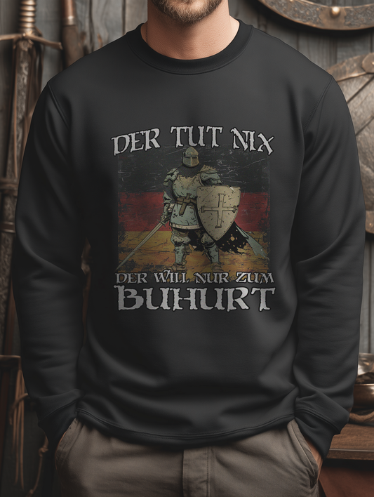 Buhurt Herren Premium Sweatshirt | Der Tut Nix | Bouhourt Männer Pullover