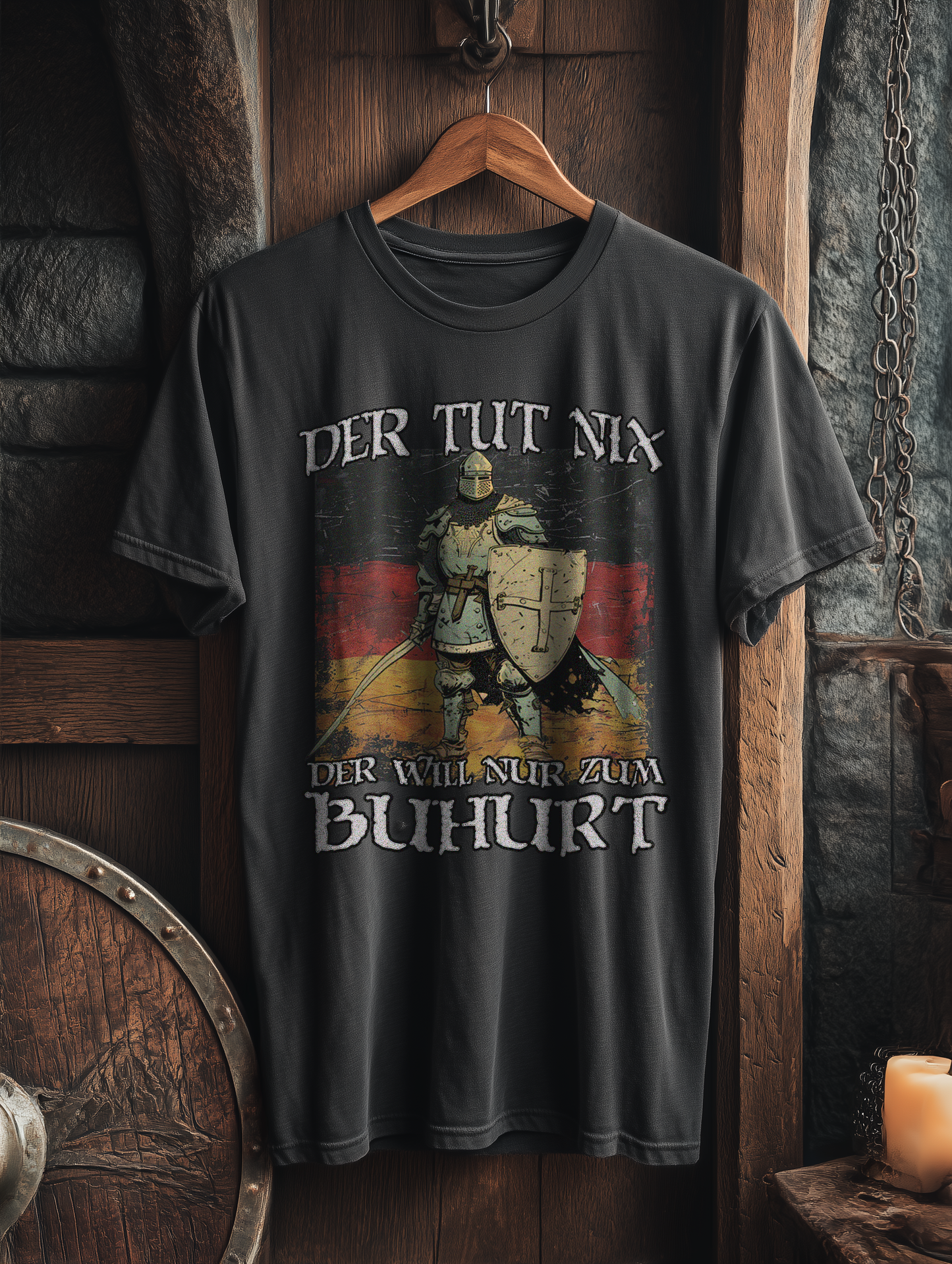 Buhurt Herren Premium T-Shirt | Der Tut Nix | Bouhourt Männer Shirt