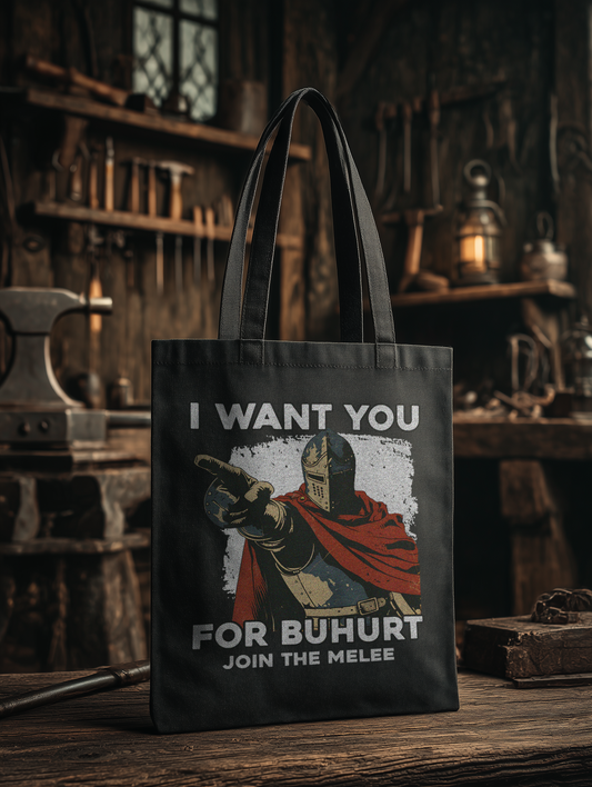 I Want You for Buhurt | Bio Stoffbeutel