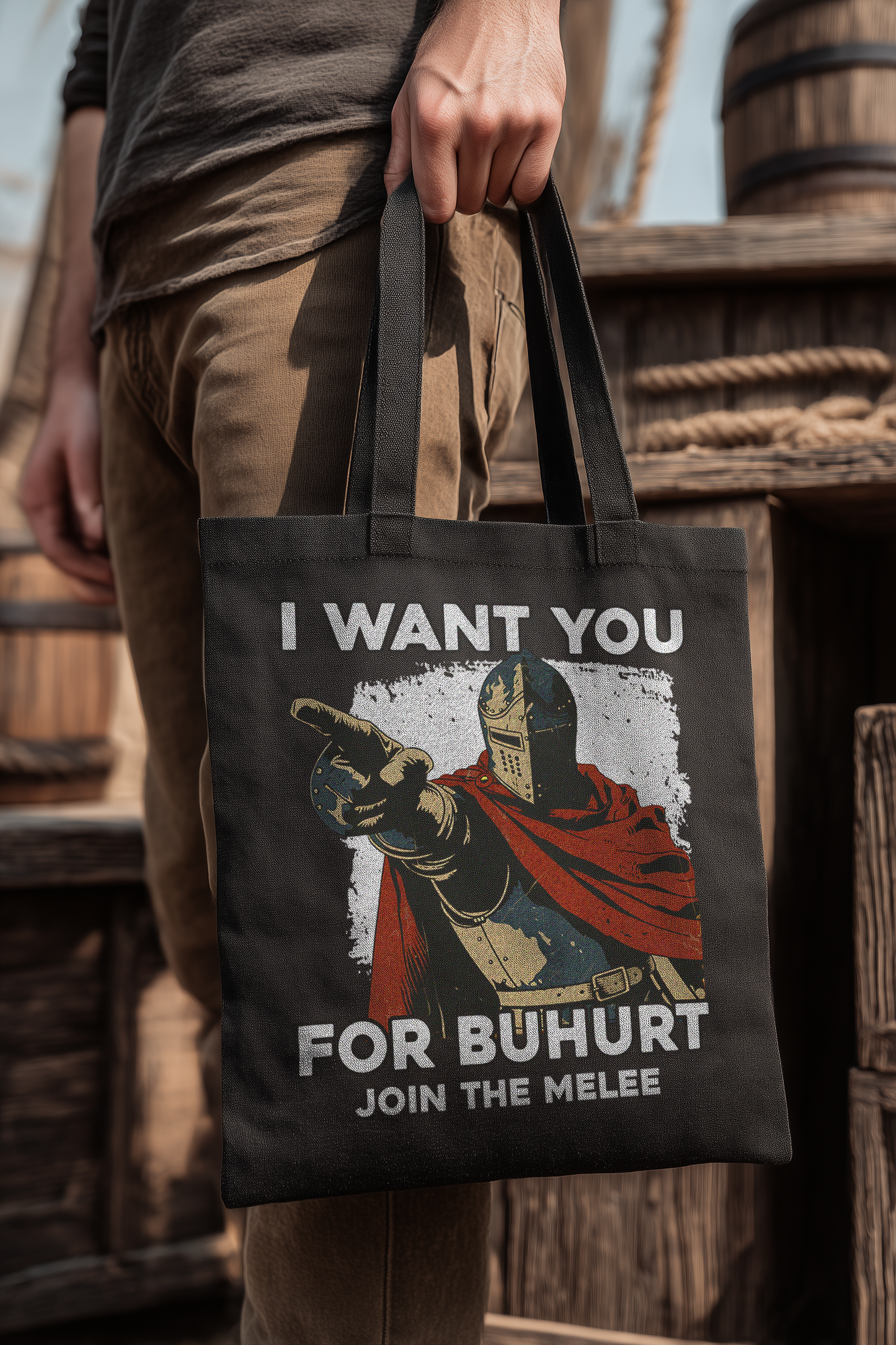 I Want You for Buhurt | Bio Stoffbeutel