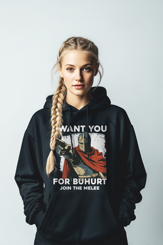 Join the Melee – Buhurt Ritter – Bouhourt Damen Hoodie