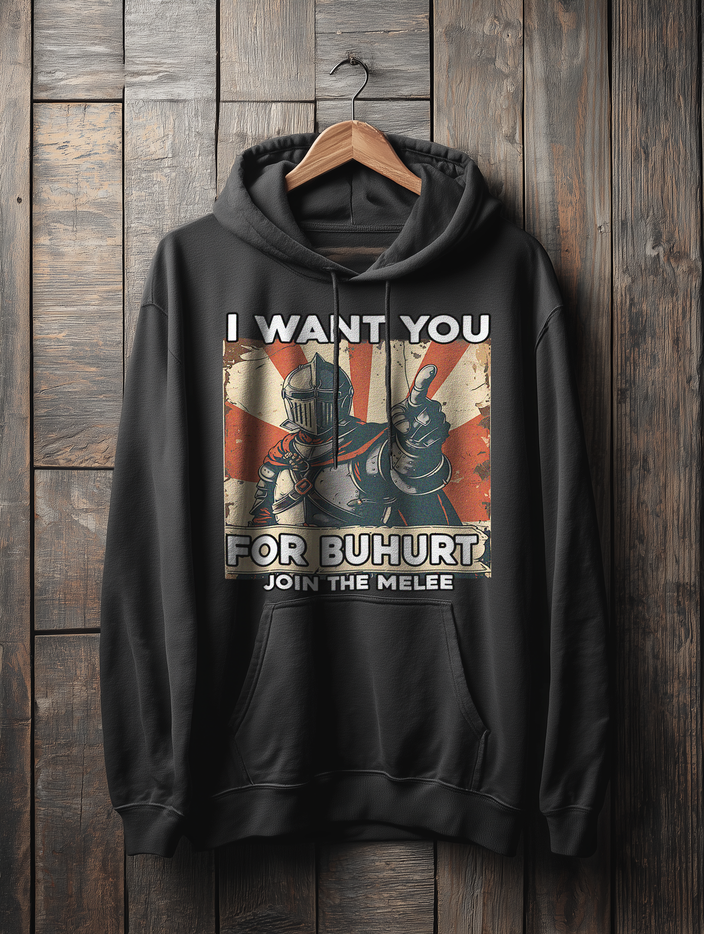 I Want You for Buhurt – Join the Melee – Bouhourt Damen Hoodie