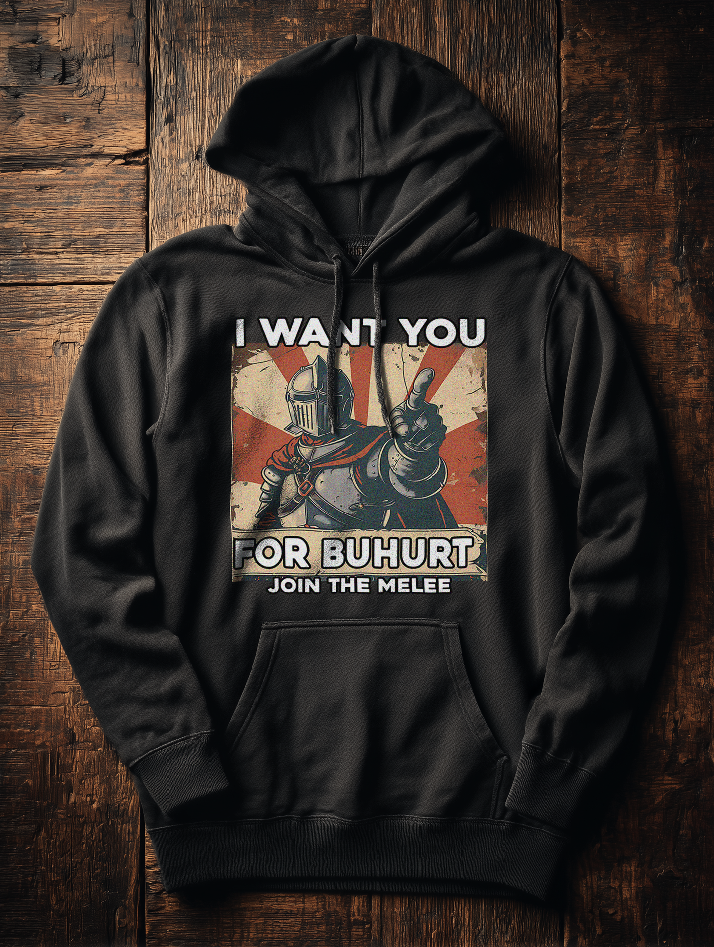 I Want You for Buhurt – Join the Melee – Bouhourt Damen Hoodie