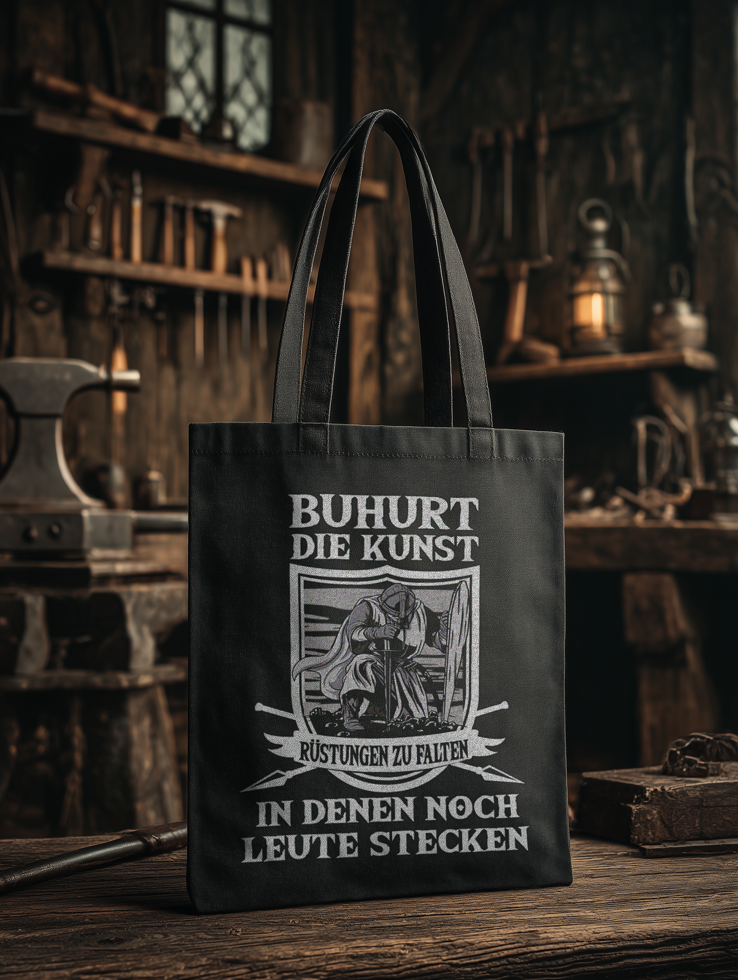 Buhurt – Die Kunst, Rüstungen zu falten – Bio Stoffbeutel