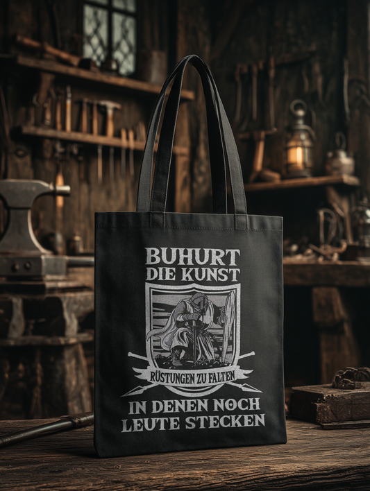 Buhurt – Die Kunst, Rüstungen zu falten – Bio Stoffbeutel