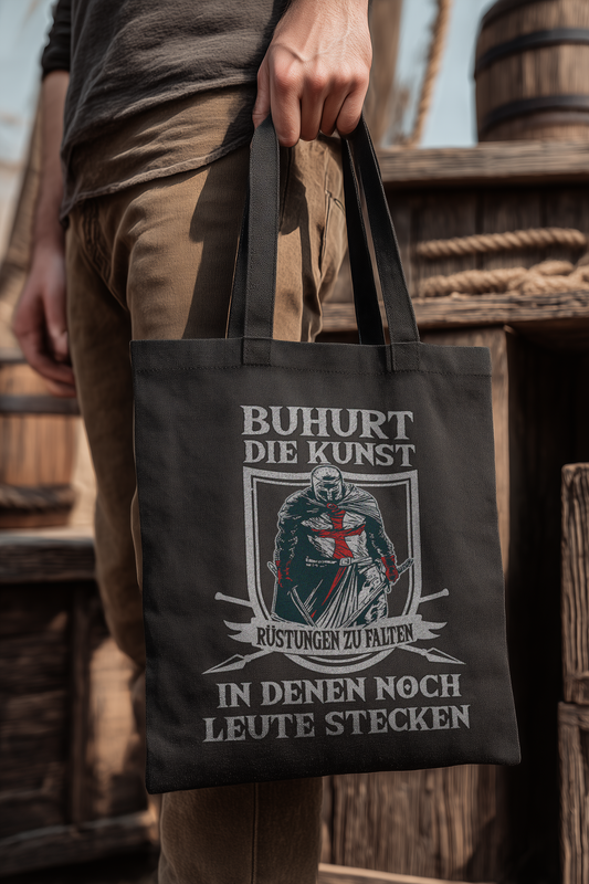 Buhurt – Die Kunst, Rüstungen zu falten | Bio Stoffbeutel