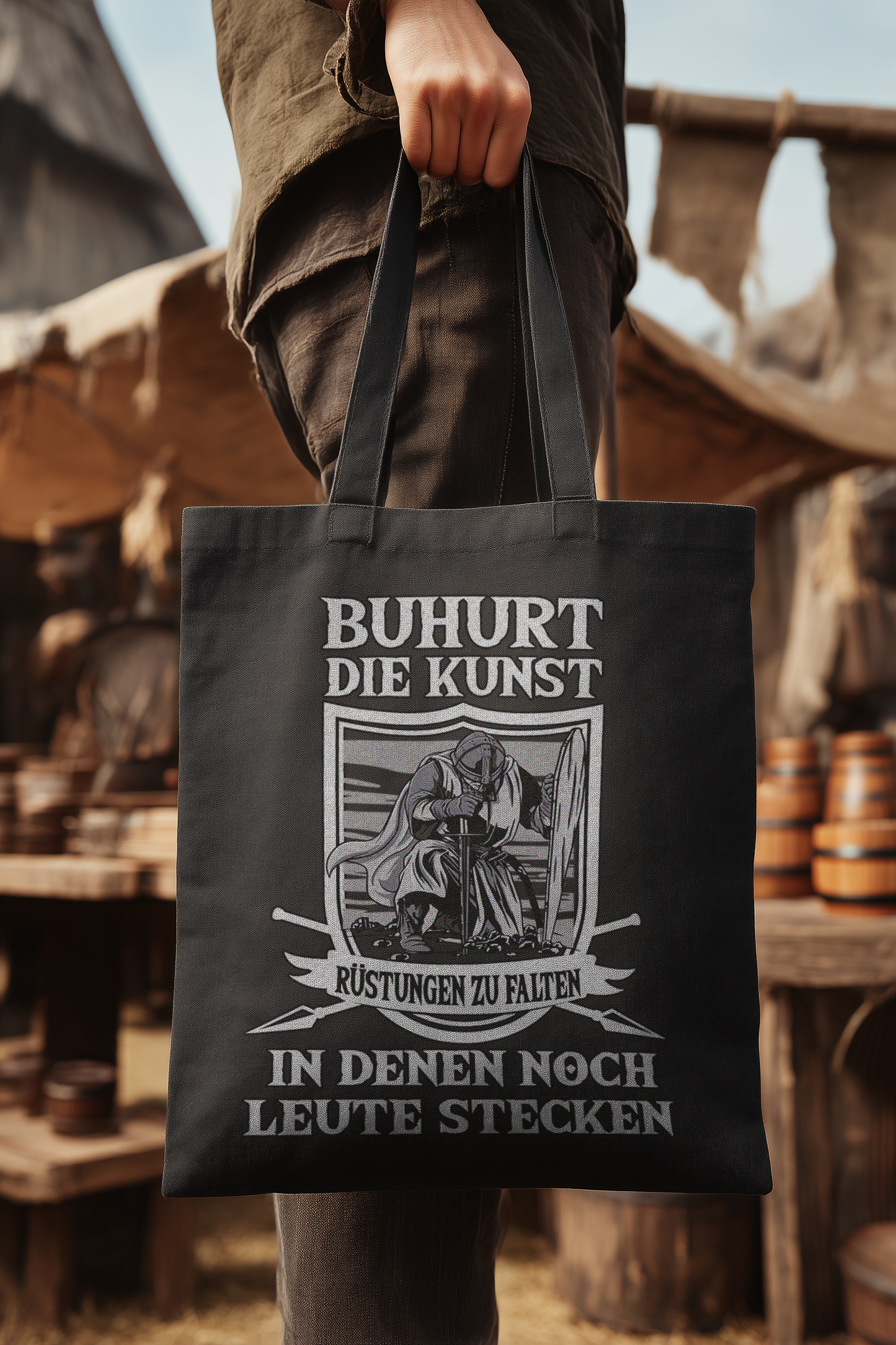 Buhurt – Die Kunst, Rüstungen zu falten – Bio Stoffbeutel