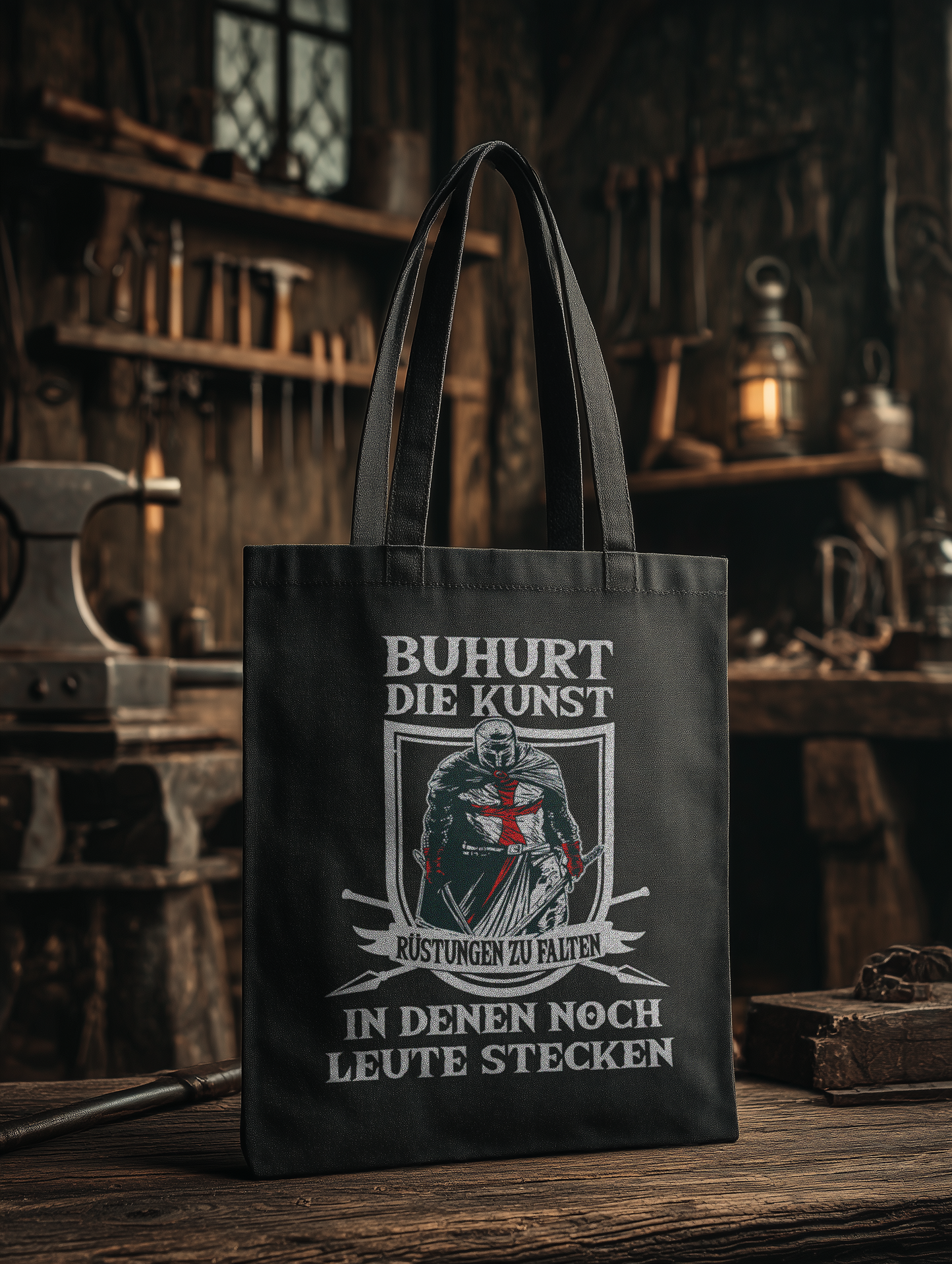 Buhurt – Die Kunst, Rüstungen zu falten | Bio Stoffbeutel