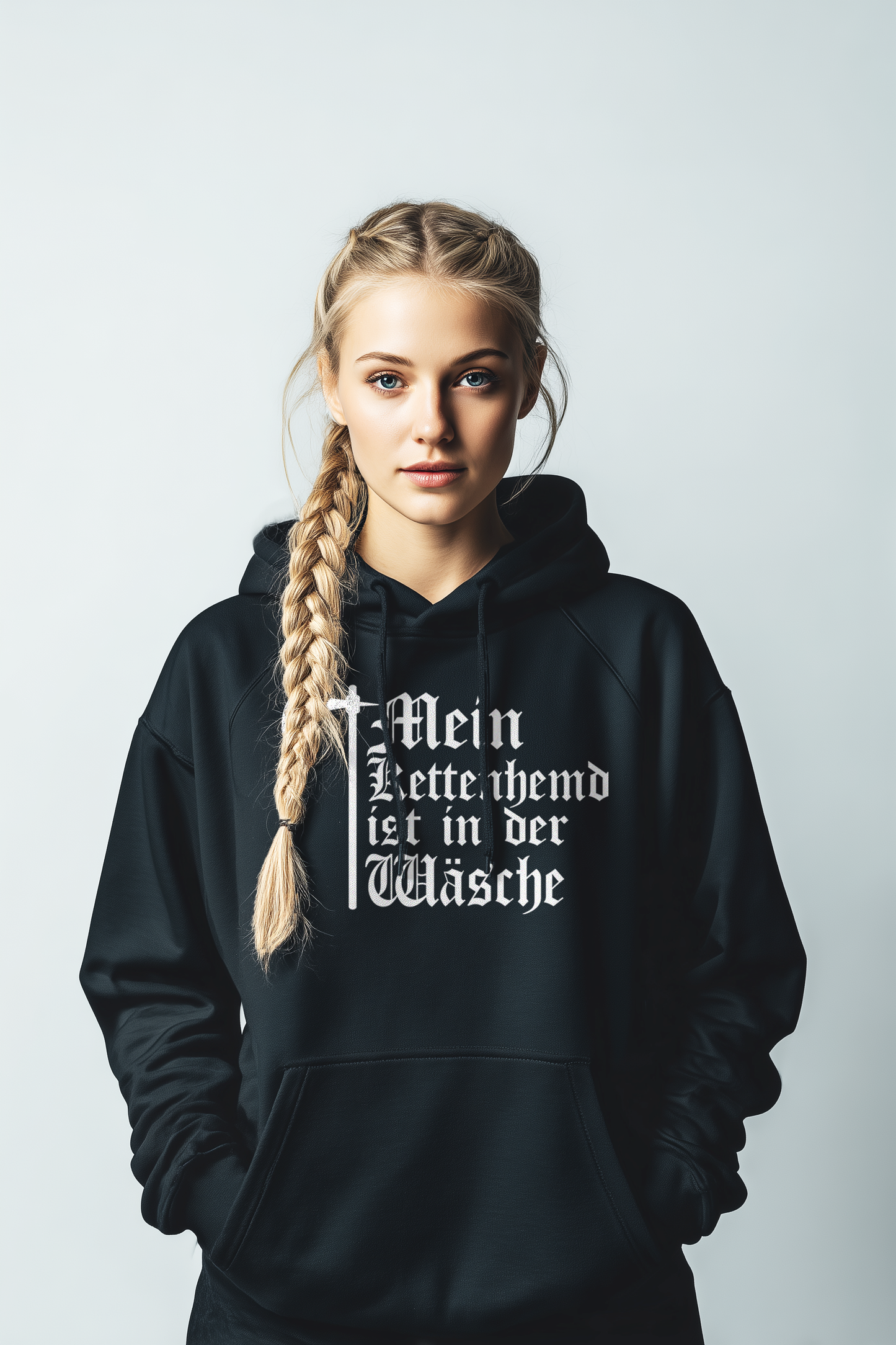 Mein Kettenhemd ist in der Wäsche – Bouhourt Damen Hoodie