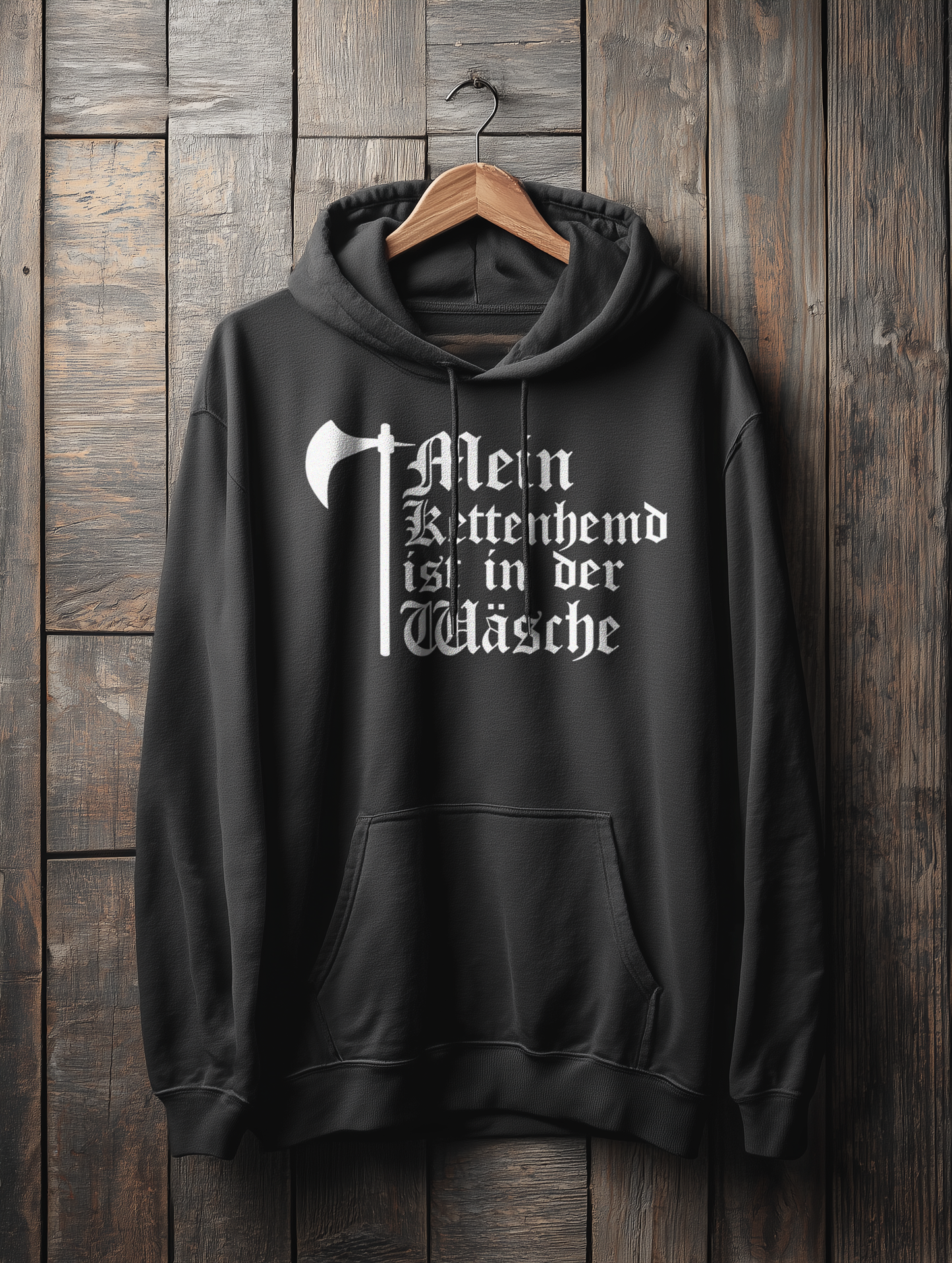 Mein Kettenhemd ist in der Wäsche – Bouhourt Damen Hoodie