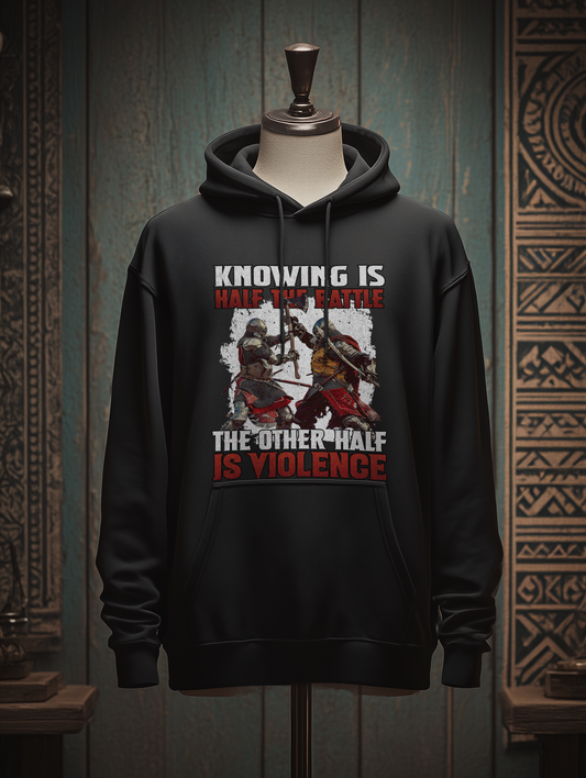 Buhurt Herren Hoodie | Knowing Is Half The Battle | Bouhourt Hoodie