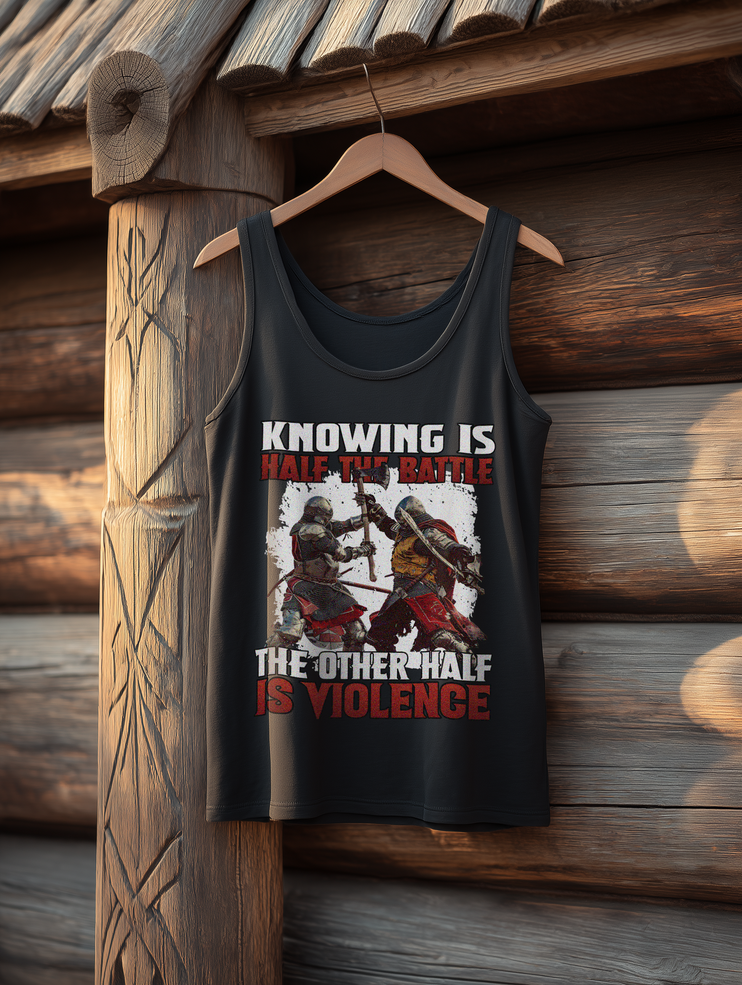 Knowing Is Half The Battle Buhurt Damen Tank Top Bouhourt Frauen Bio Tank Top