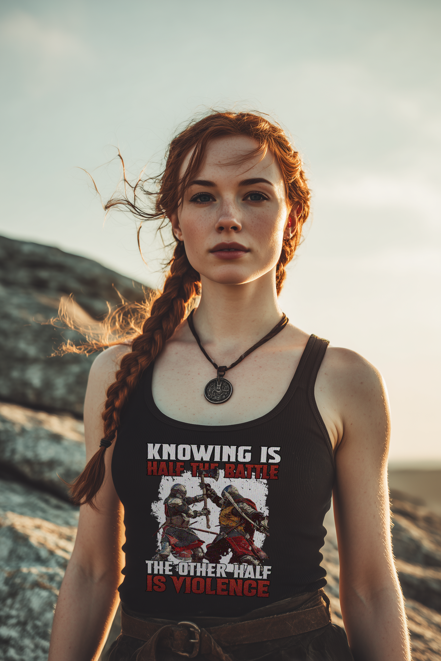 Knowing Is Half The Battle Buhurt Damen Tank Top Bouhourt Frauen Bio Tank Top