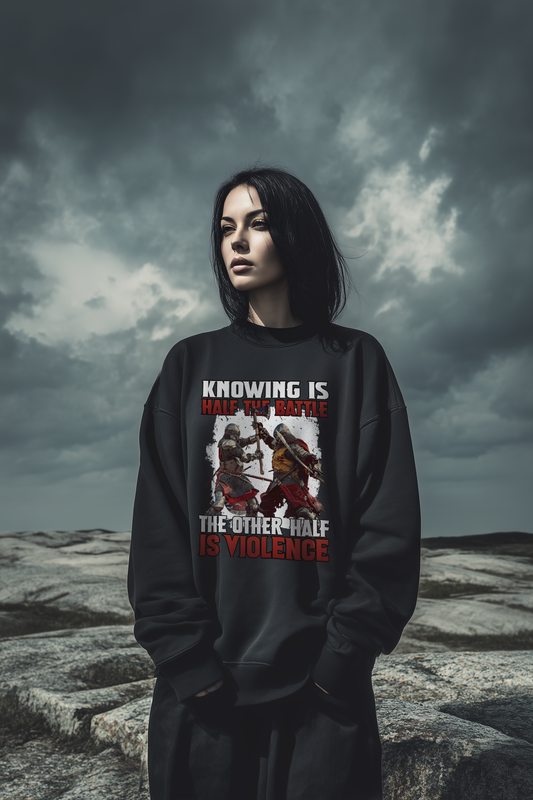 The Other Half Is Violence - Womens Organic Oversized Sweatshirt
