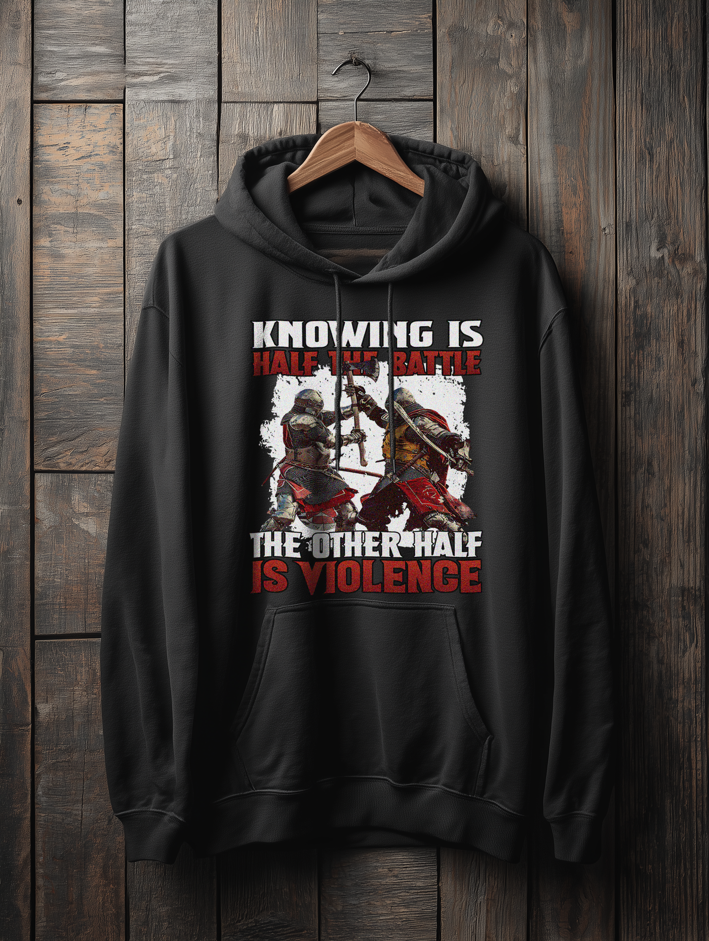 Womens Organic Hoodie- The Other Half is Violence