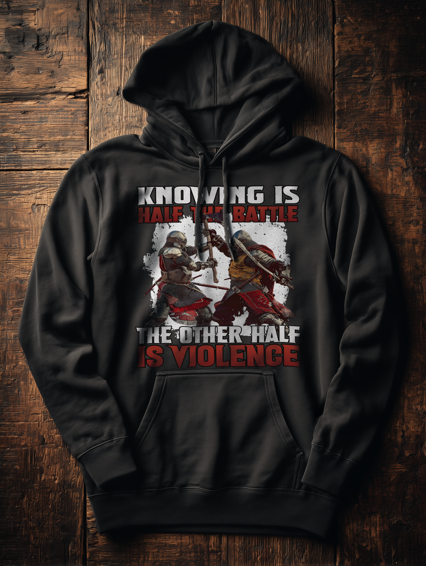 Womens Organic Hoodie- The Other Half is Violence