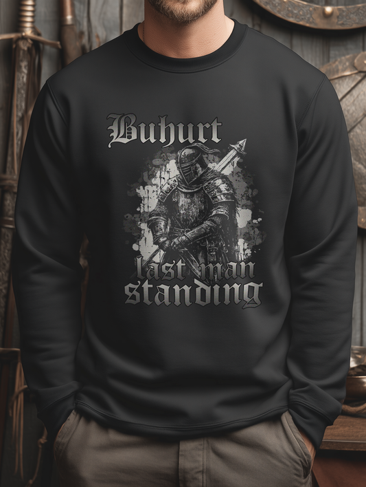 Buhurt Herren Premium Pullover | Last Man Standing | Bouhourt Sweatshirt