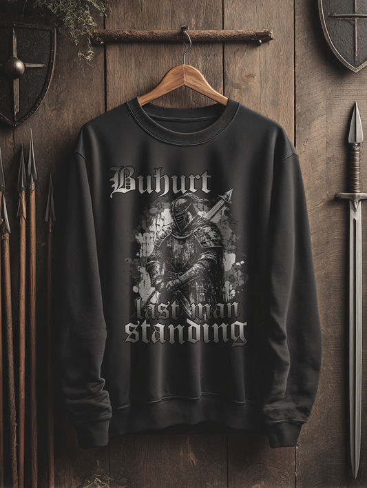Buhurt Herren Premium Pullover | Last Man Standing | Bouhourt Sweatshirt