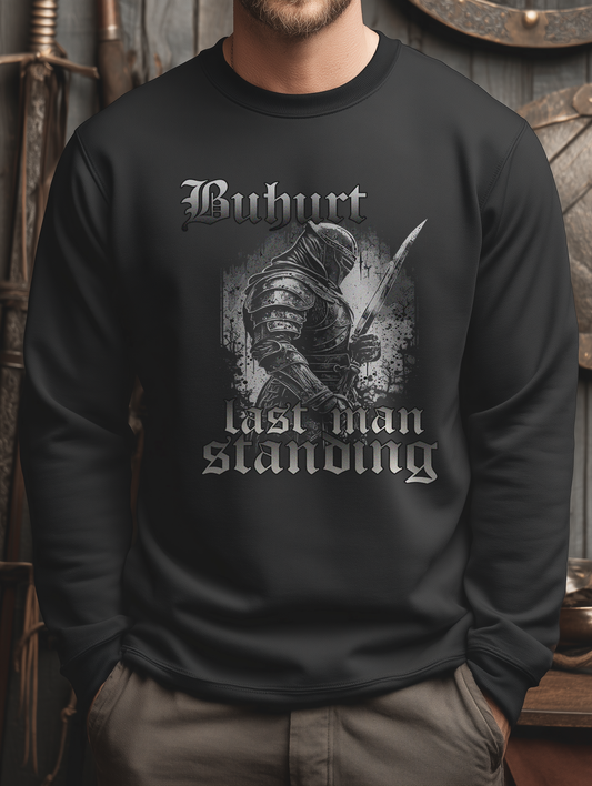 Buhurt Herren Premium Sweatshirts - "Last Man Standing" Bouhourt Männer Pullover