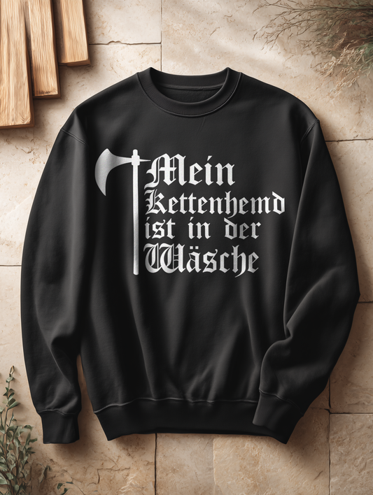 Kettenhemd ist in der Wäsche | Damen Bio Oversized Sweatshirt | Bouhourt Pullover