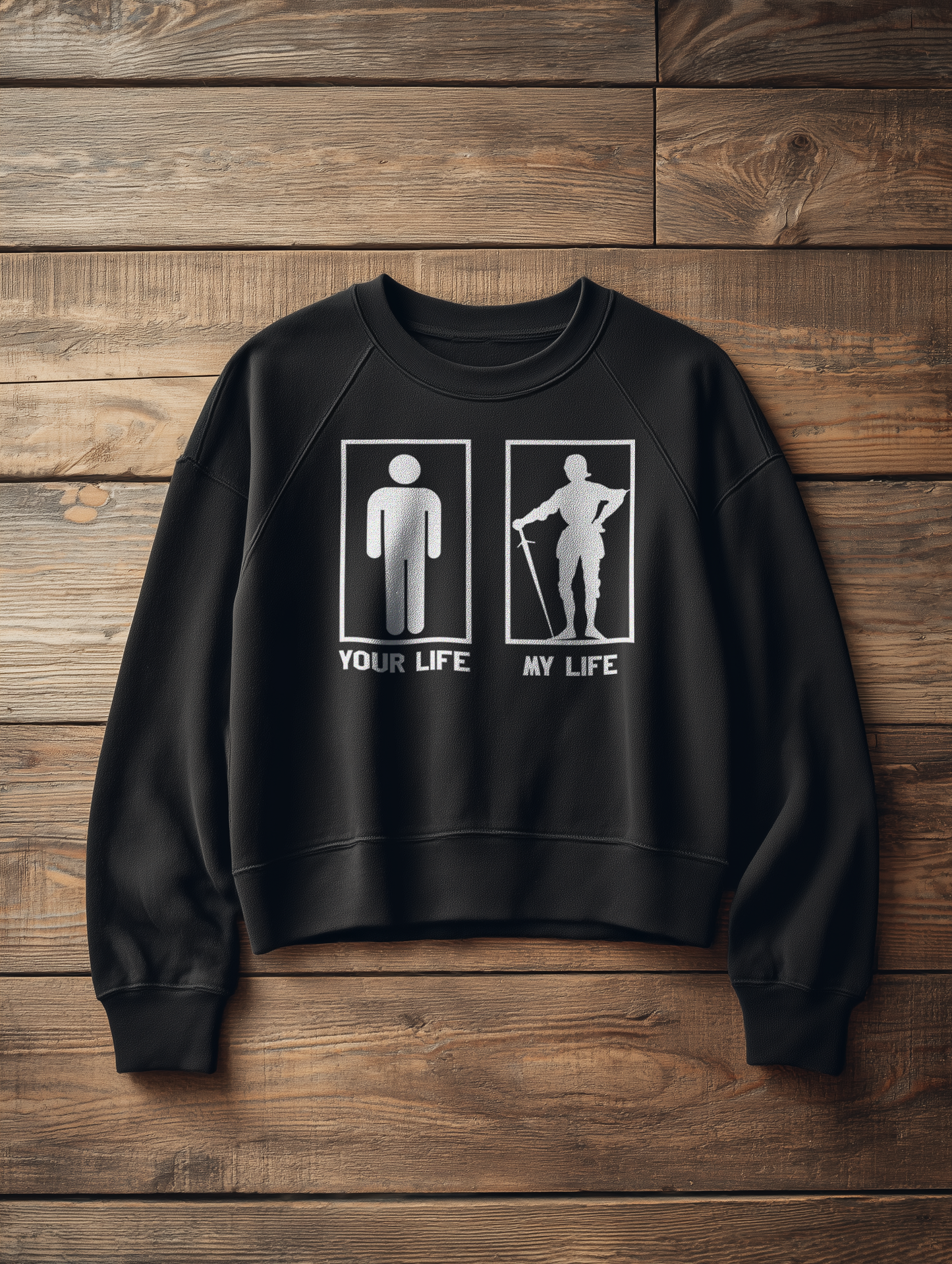 My Buhurt Life - Damen Bio Boxcut Sweatshirt