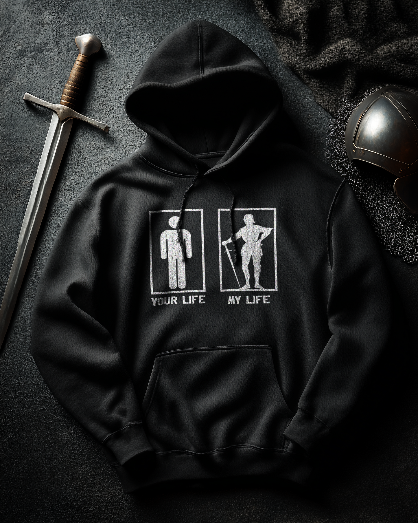 Buhurt Herren Hoodie - My Buhurt Life. Bouhourt Männer Hoodie
