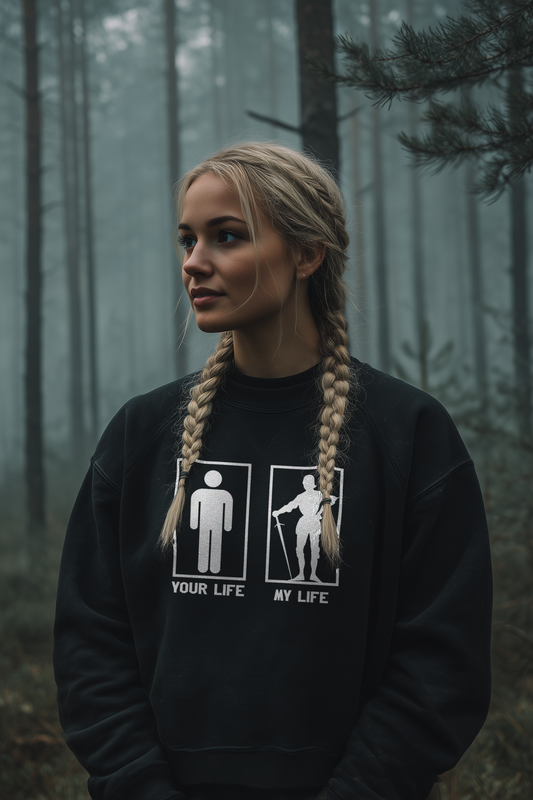 My Buhurt Life - Damen Bio Boxcut Sweatshirt