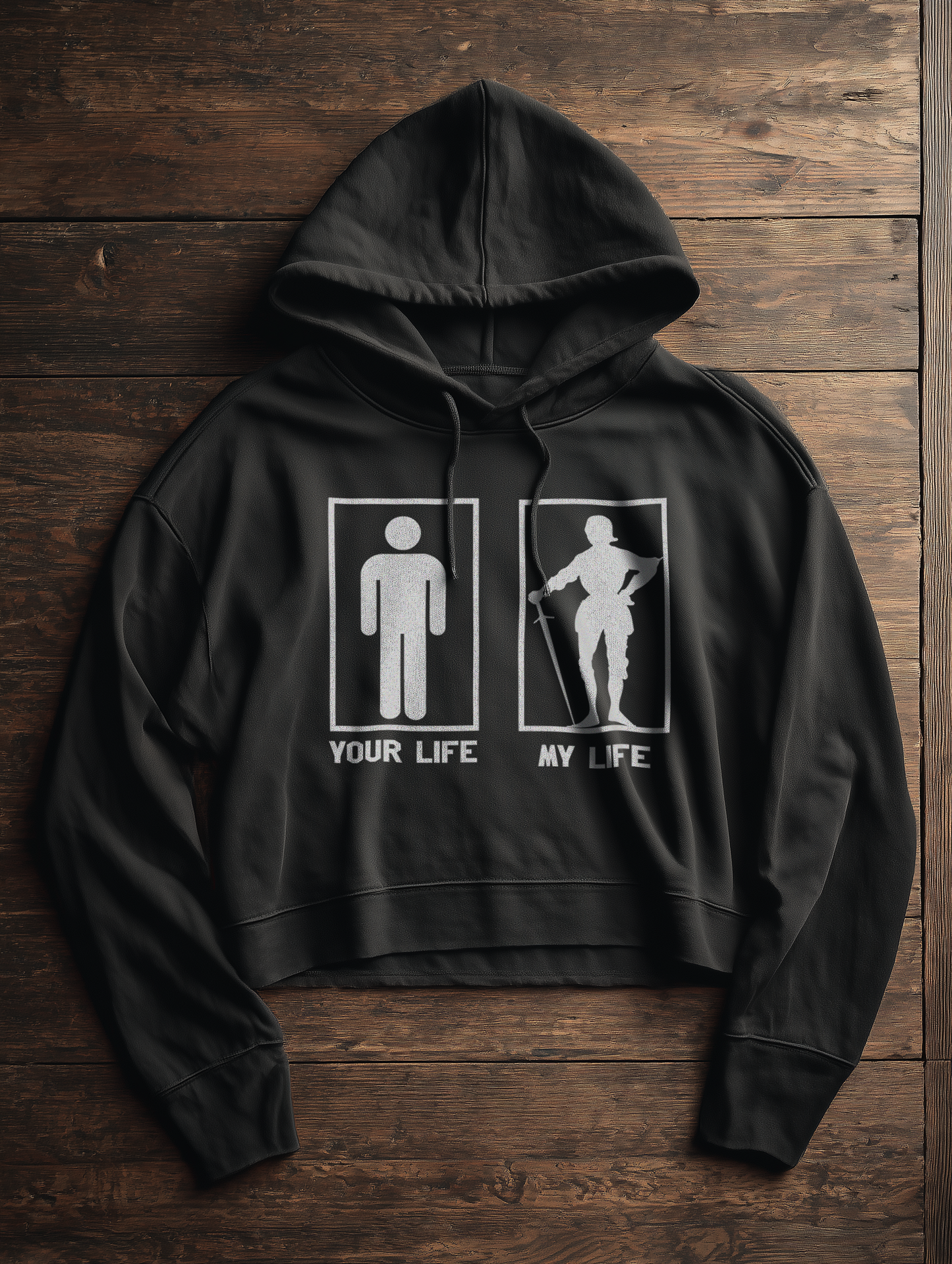 My Life | Damen Bio Boxcut Hoodie