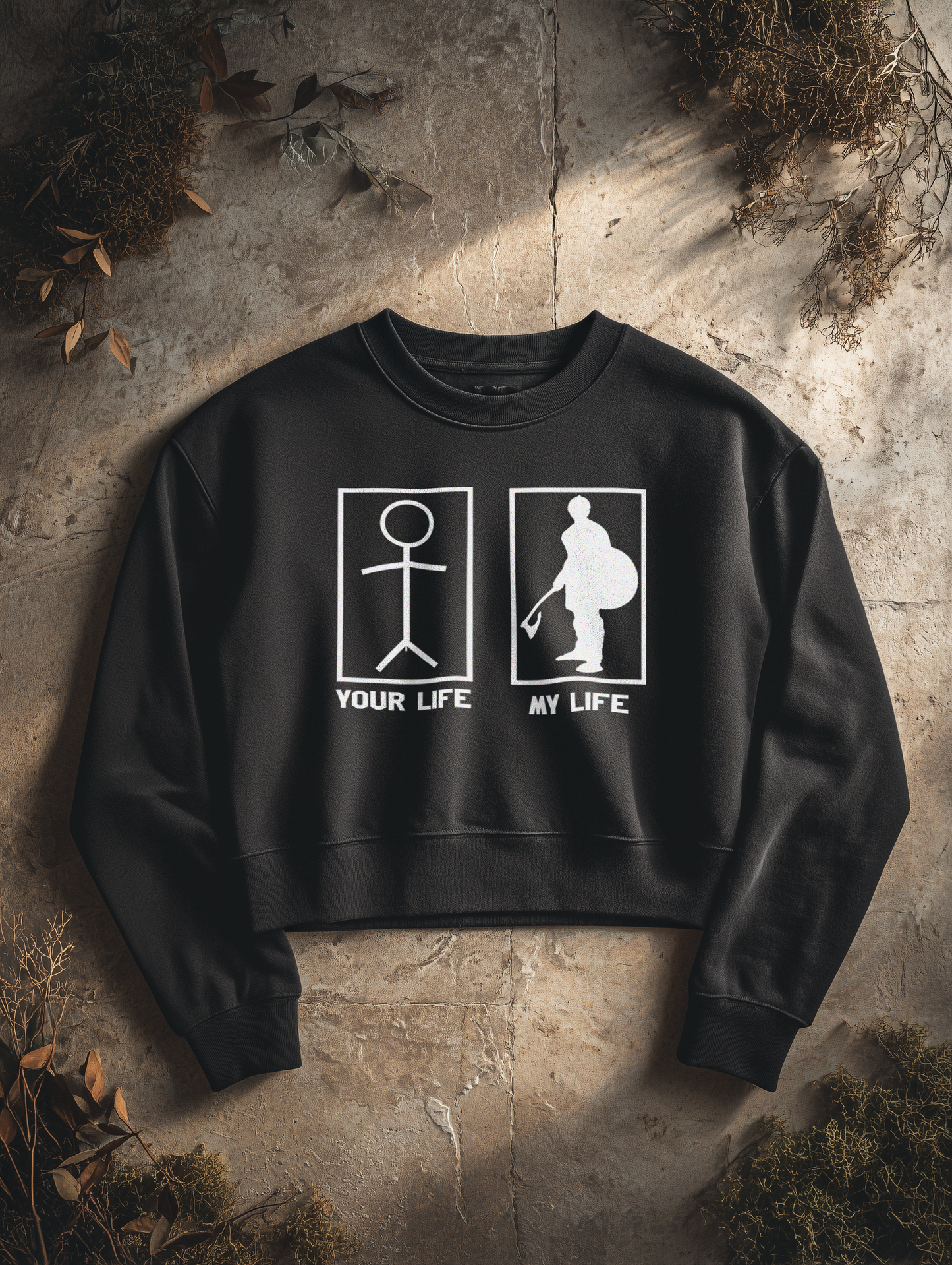 My Buhurt Life  - Damen Bio Boxcut Sweatshirt Frauen Boxcut Pullover