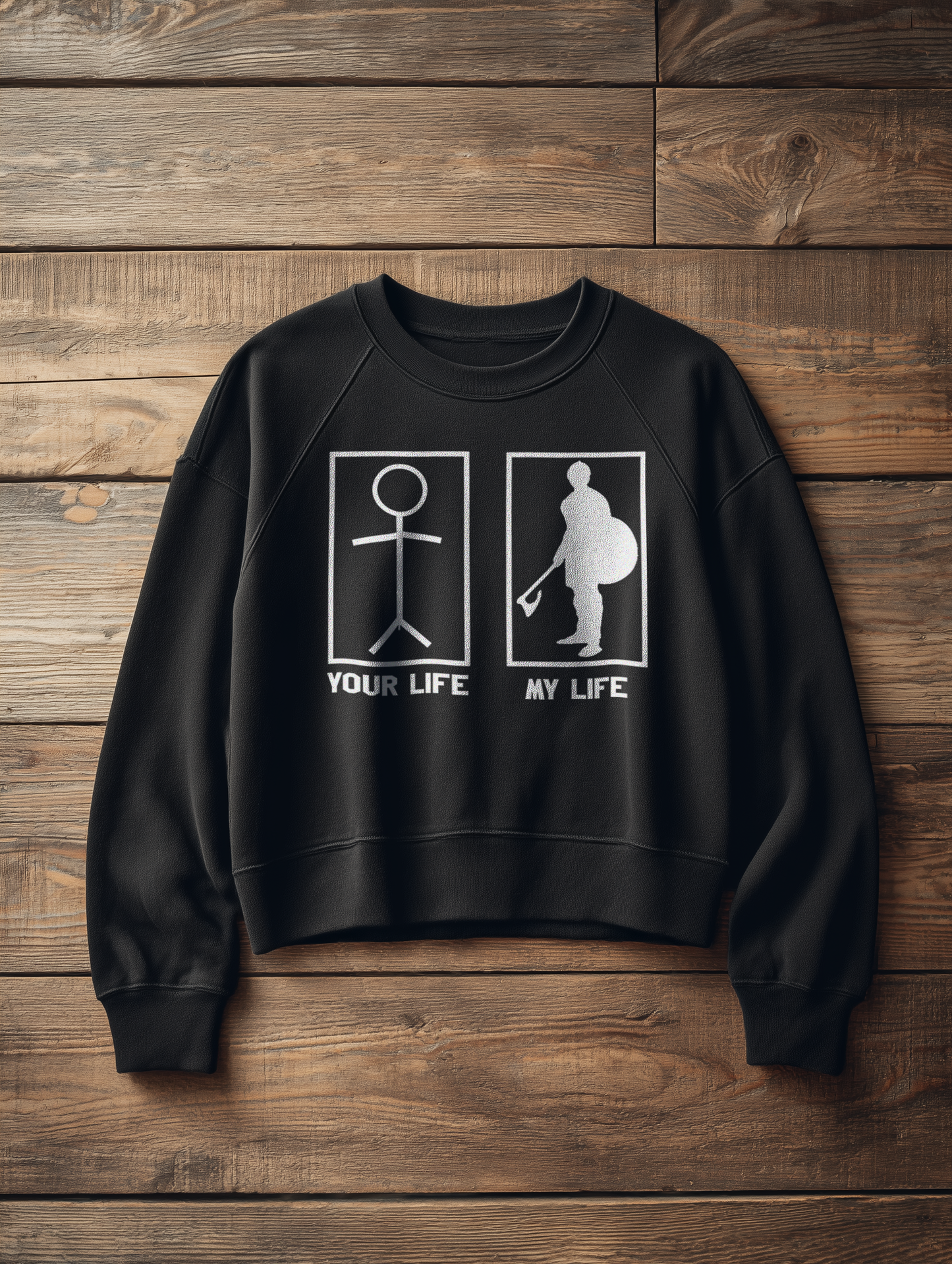 My Buhurt Life  - Damen Bio Boxcut Sweatshirt Frauen Boxcut Pullover