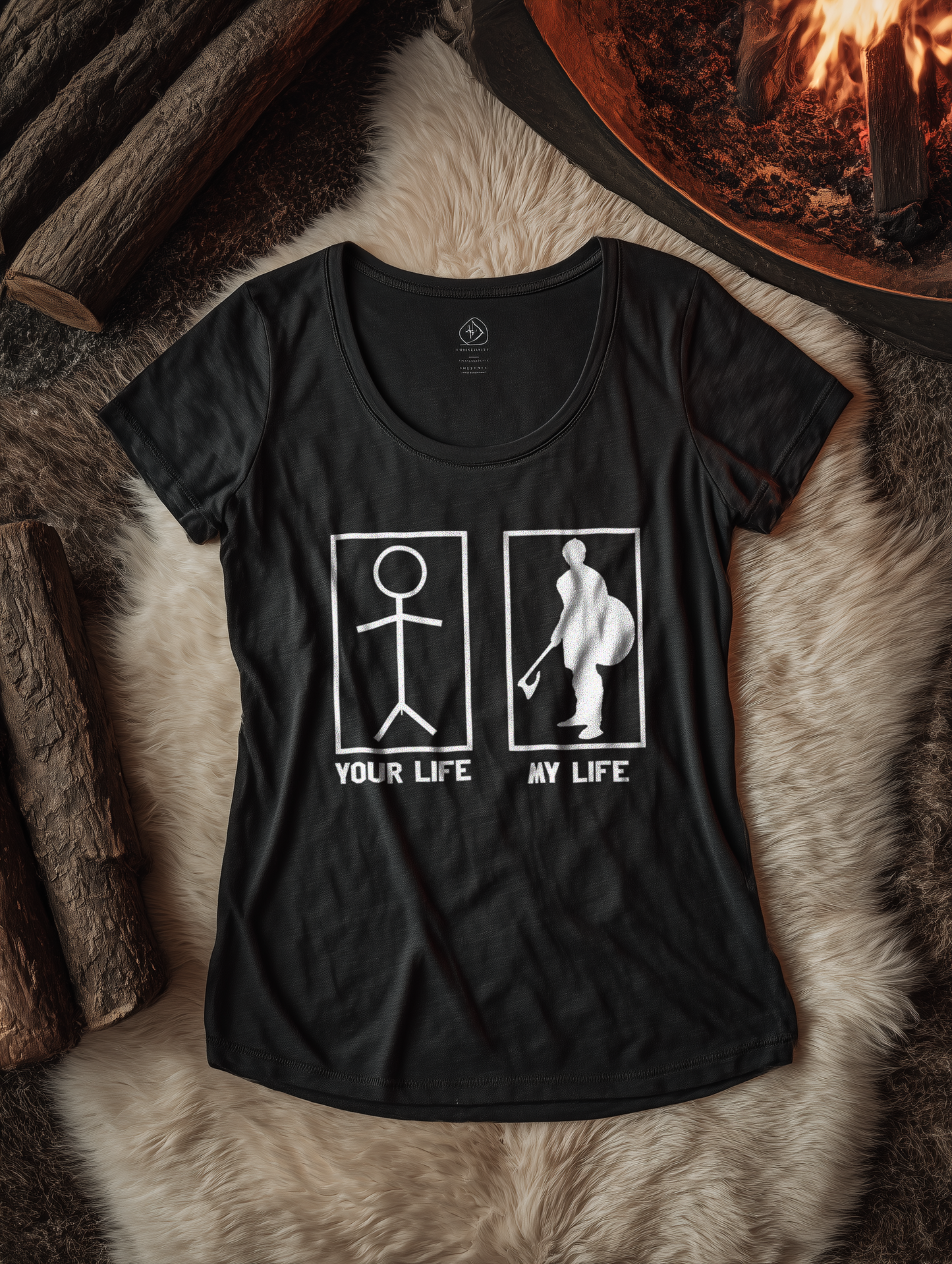 Your Life My Life Damen Buhurt Shirt Bio Baumwolle Lightweight Shirt
