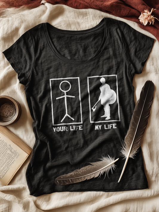 Your Life My Life Damen Buhurt Shirt Bio Baumwolle Lightweight Shirt