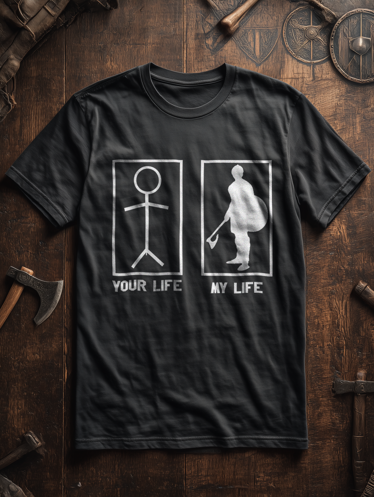 Your Life My Life Buhurt Shirt Herren 240g | HEMA Mittelalter T-Shirt