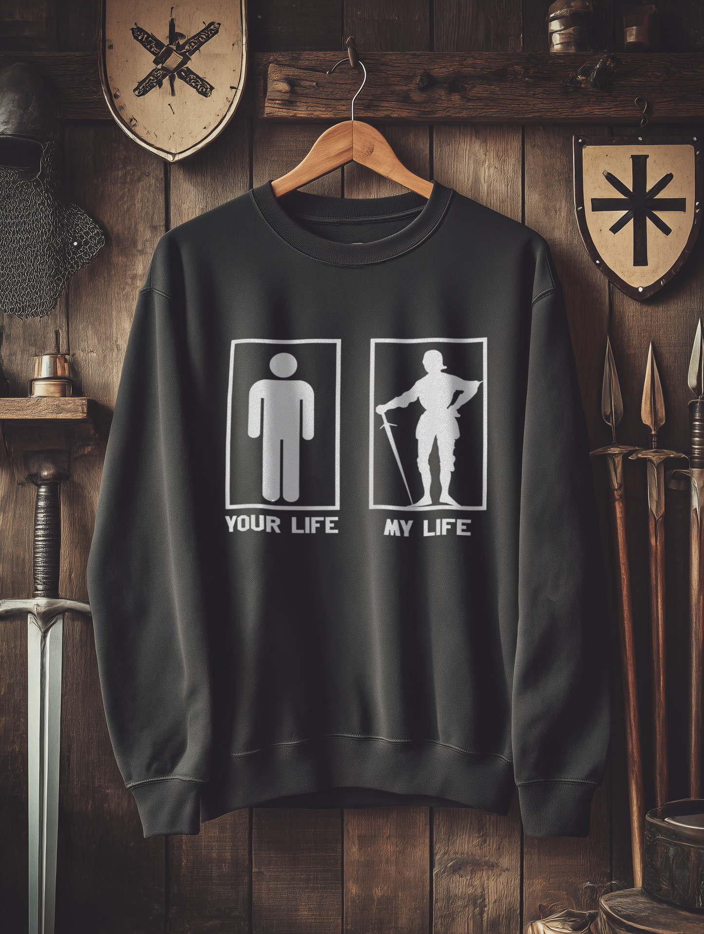 Buhurt Herren Premium Sweatshirts - My Buhurt Life- Bouhourt Männer Pullover