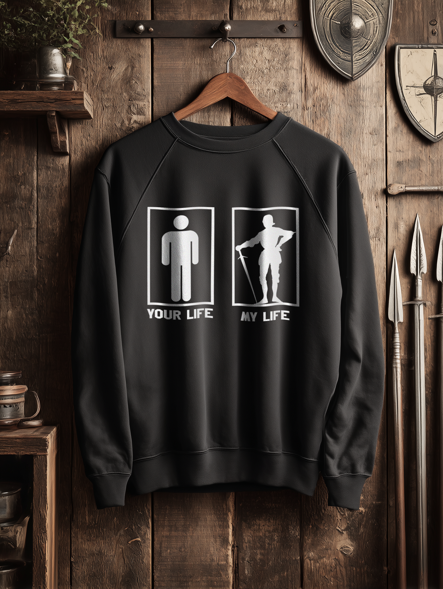 Buhurt Herren Premium Sweatshirts - My Buhurt Life- Bouhourt Männer Pullover