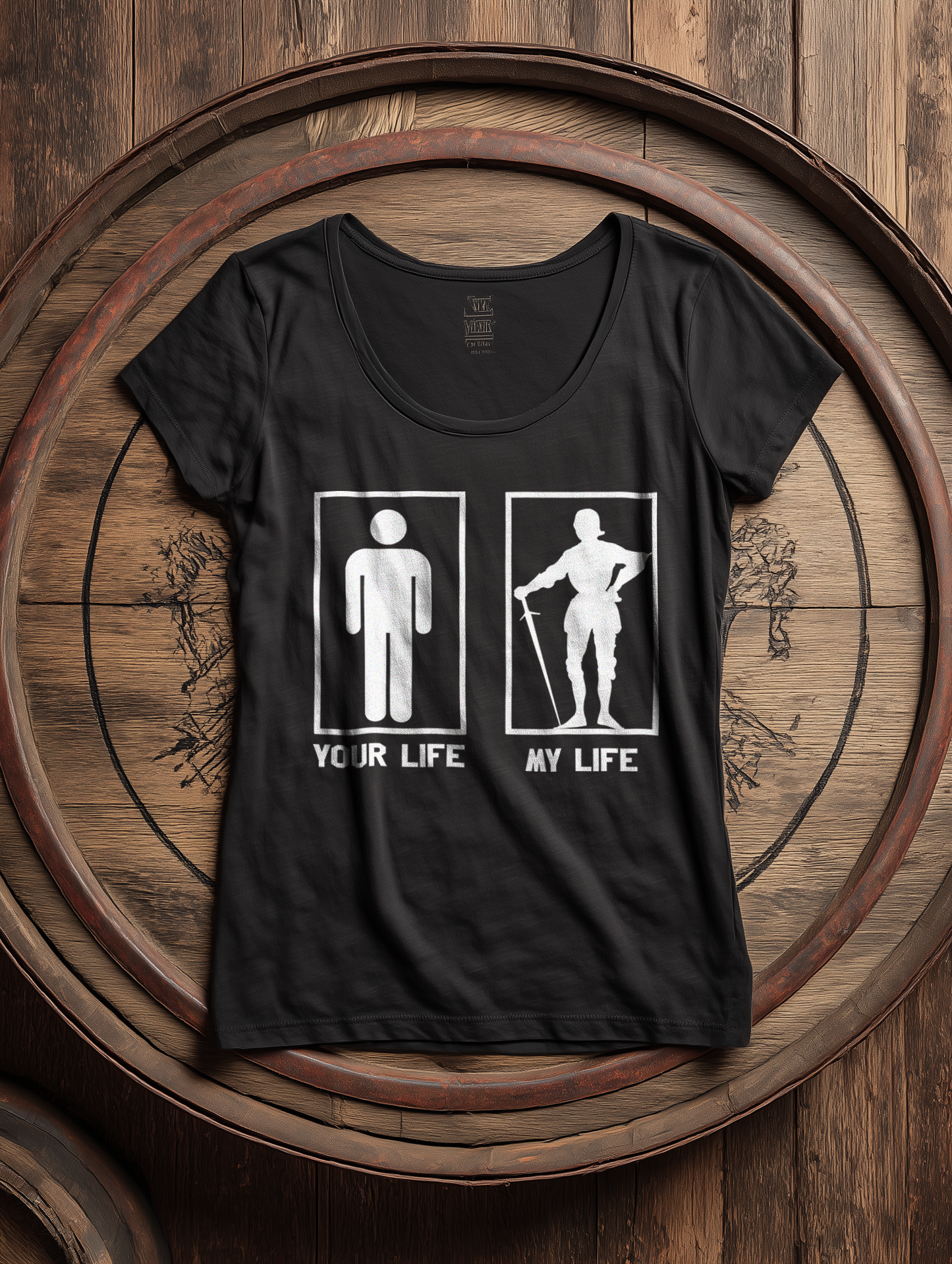 Buhurt Damen T-Shirt Your Life My Life - Bio Lightweight T-Shirt
