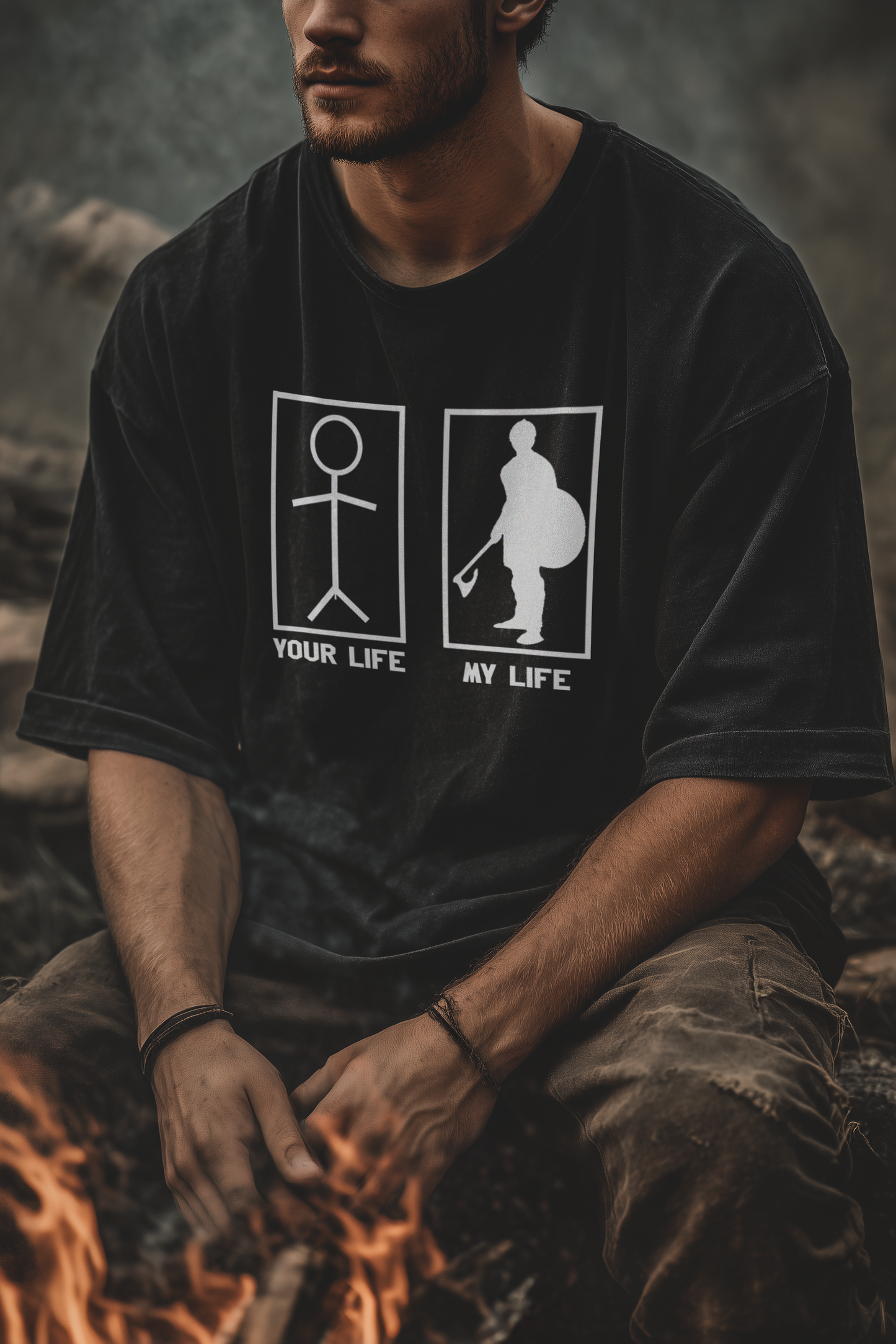 Your Life My Life Buhurt Shirt Herren 240g | HEMA Mittelalter T-Shirt