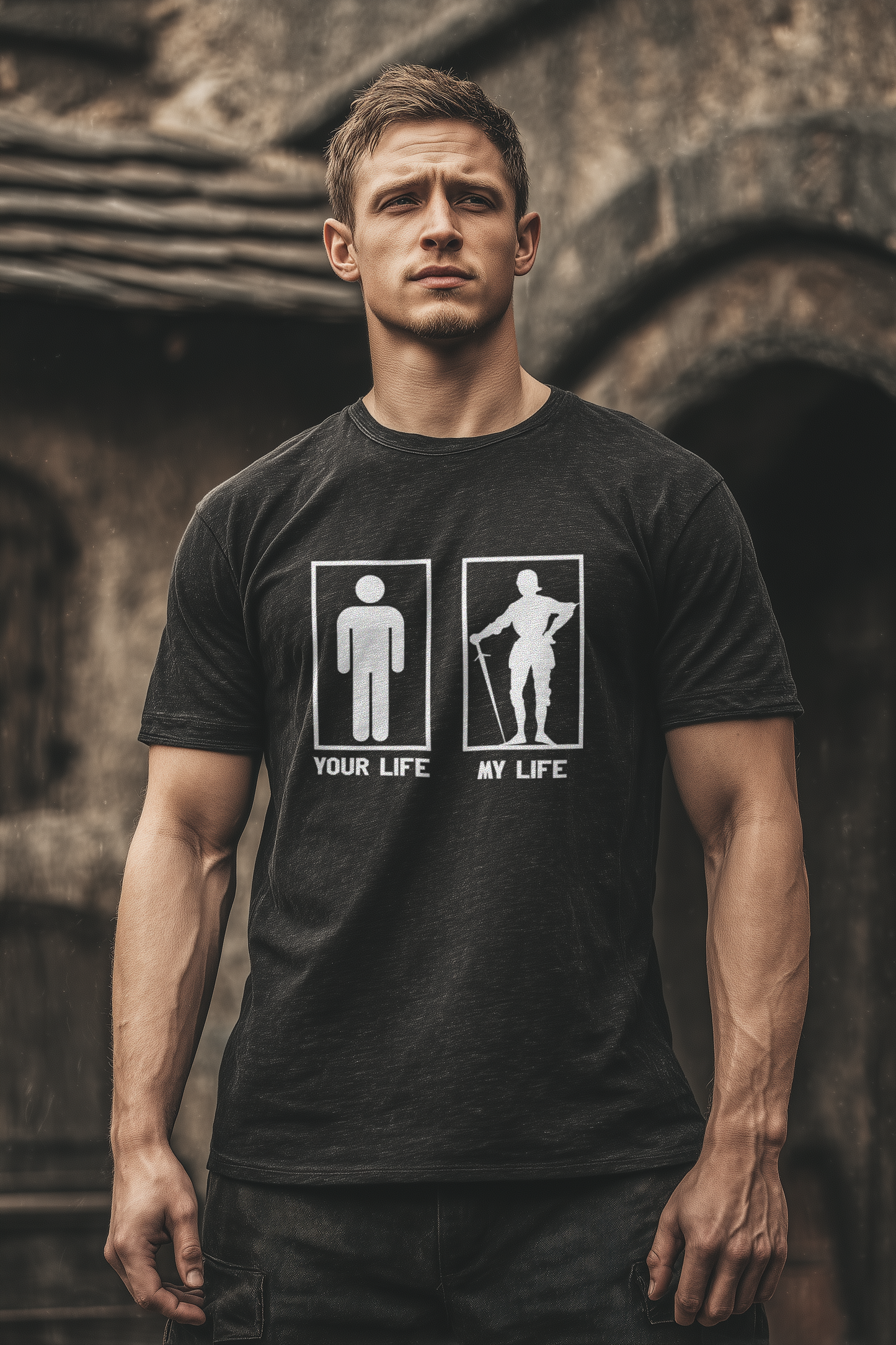 Buhurt Herren Premium T-Shirt - My Buhurt Life- Bouhourt Männer Shirt