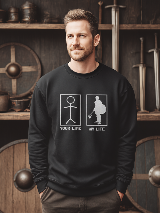 Buhurt Herren Premium Sweatshirt - My Buhurt Life- Bouhourt Männer Pullover