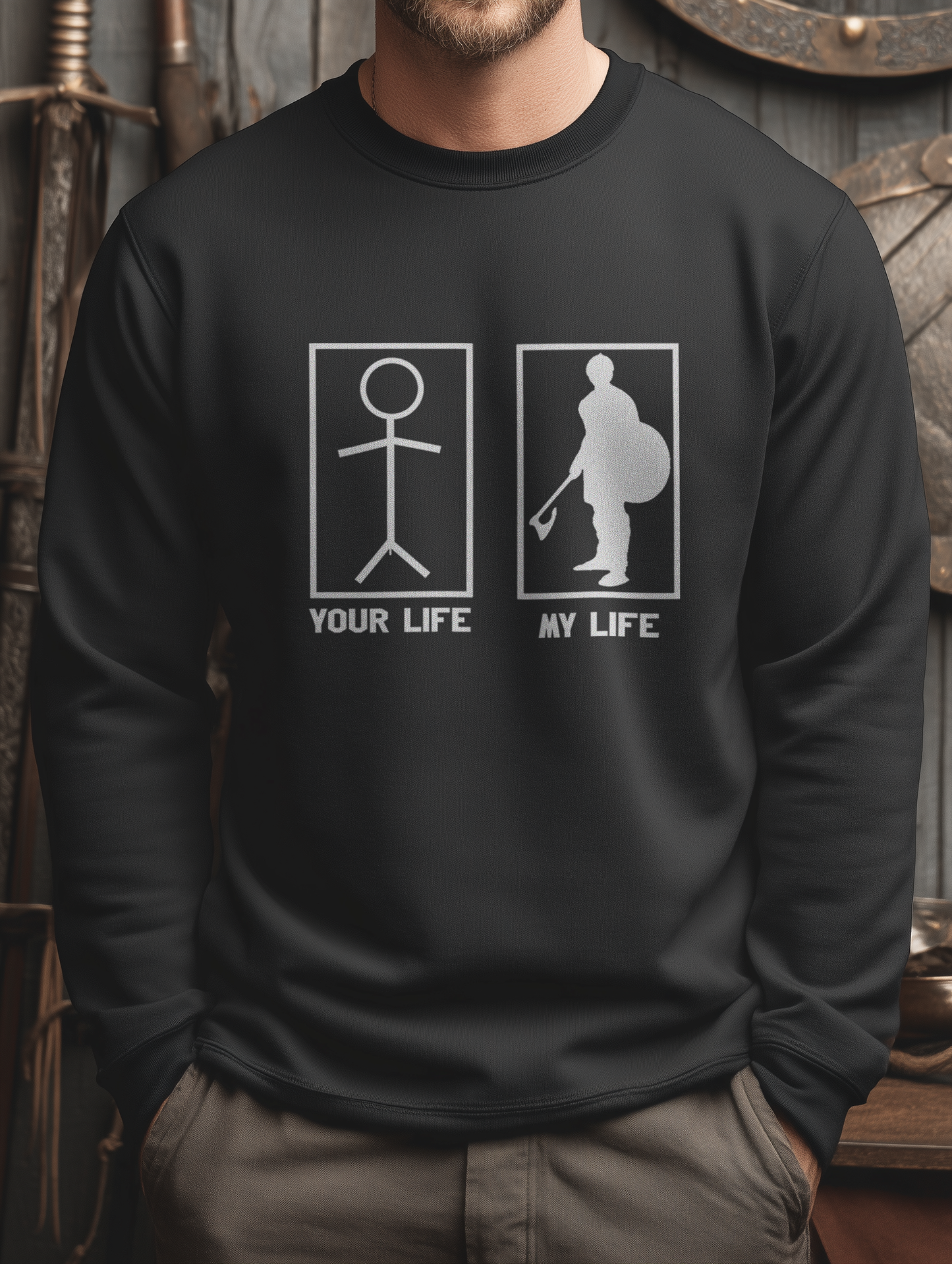 Buhurt Herren Premium Sweatshirt - My Buhurt Life- Bouhourt Männer Pullover