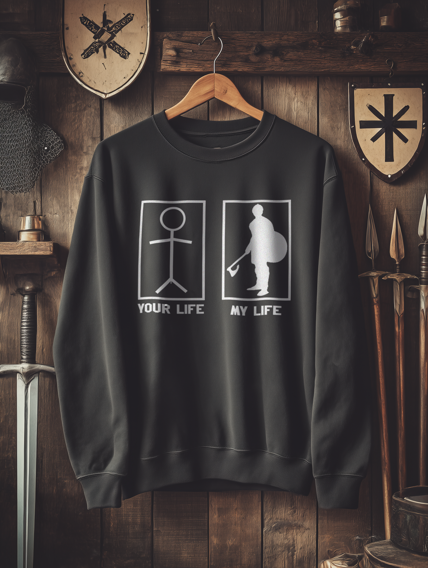 Buhurt Herren Premium Sweatshirt - My Buhurt Life- Bouhourt Männer Pullover